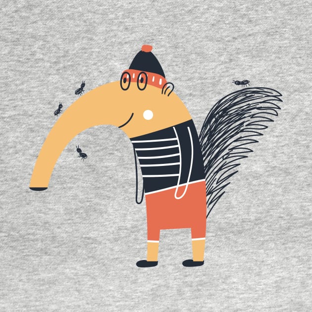 Funny Anteater by JunkyDotCom
